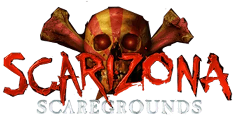 Scarizona Scaregrounds skull-and-crossbones logo